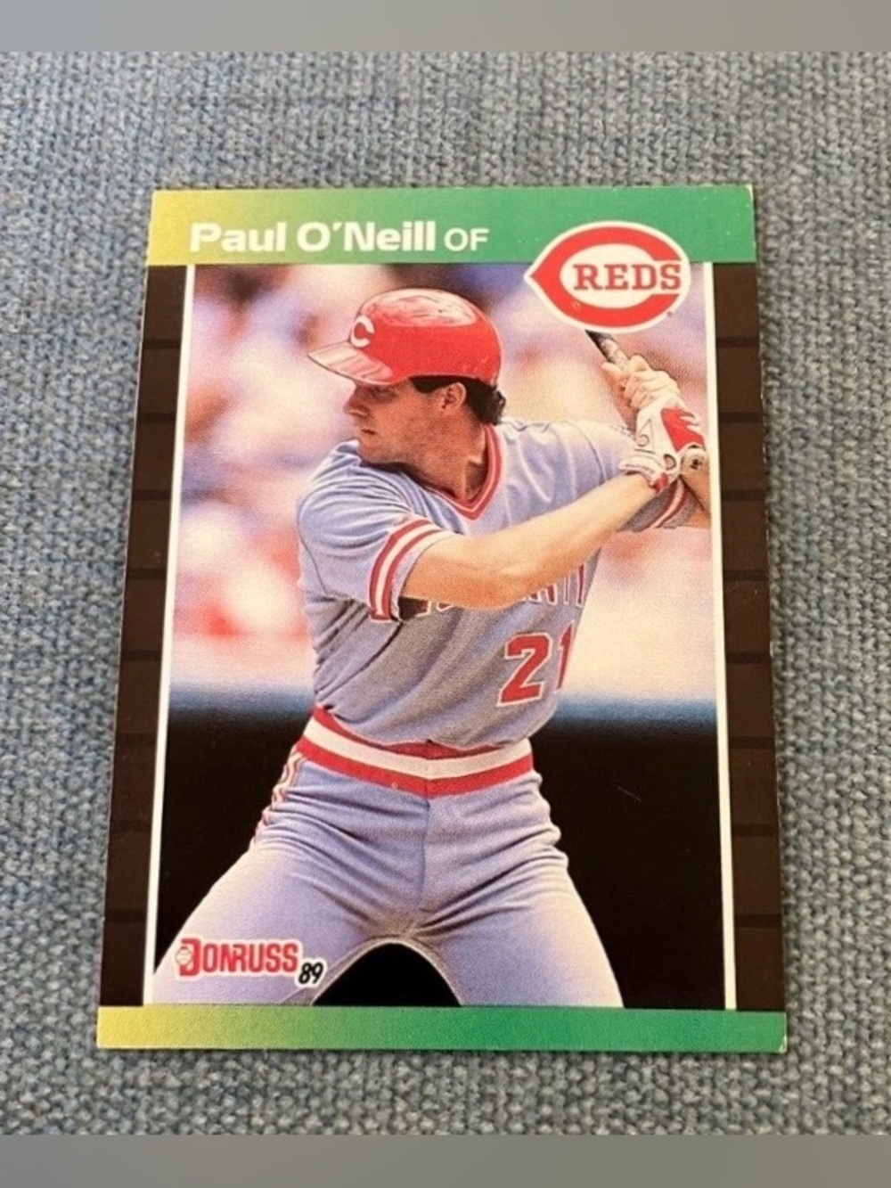 1989 Donruss Cincinnati Reds Baseball Card Trading Card